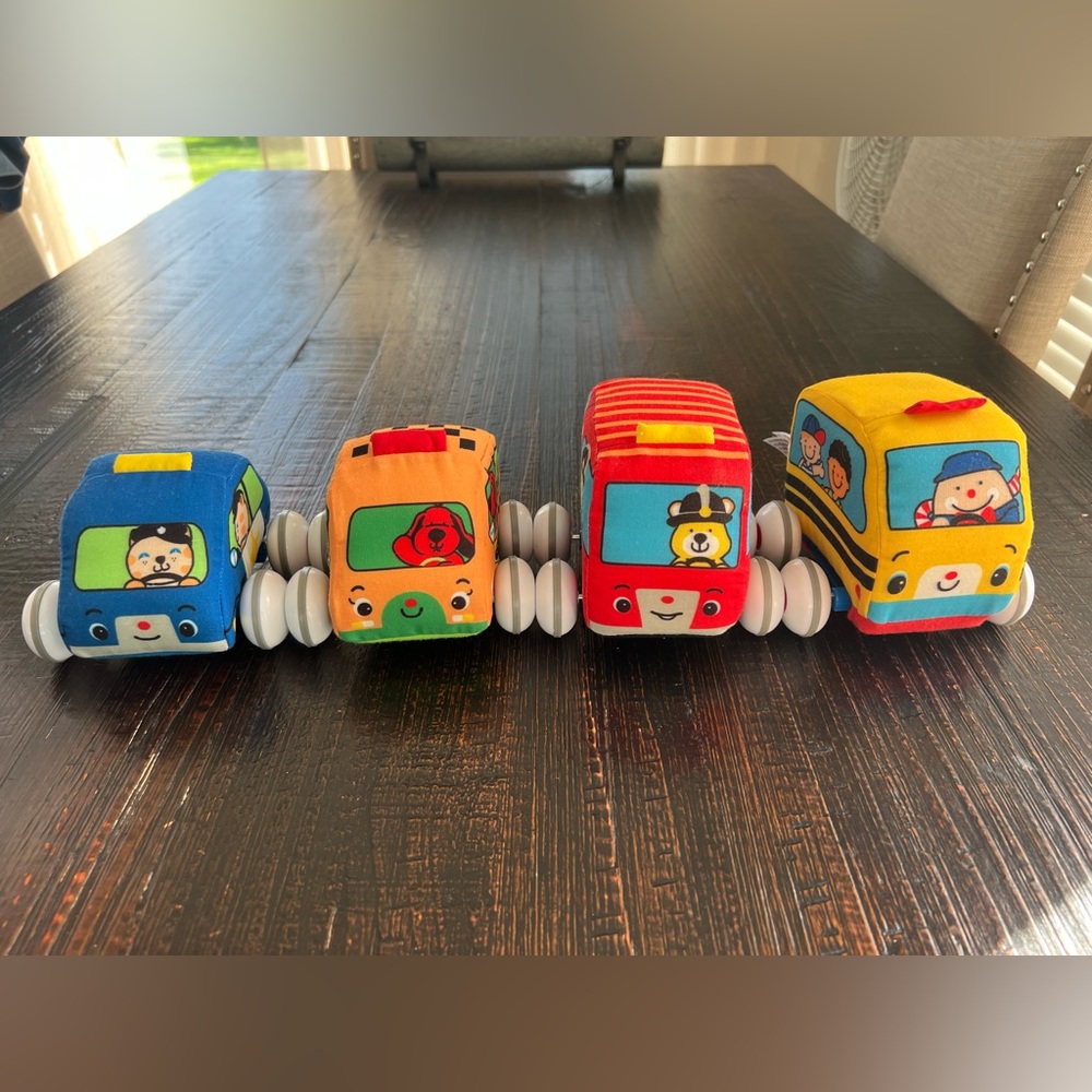 Melissa & Doug K's Kids  Vehicle Set - Soft Baby Toy Set With 4 Cars toddler